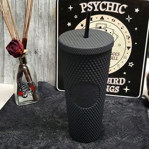 Black Starbucks Studded Tumbler Cup